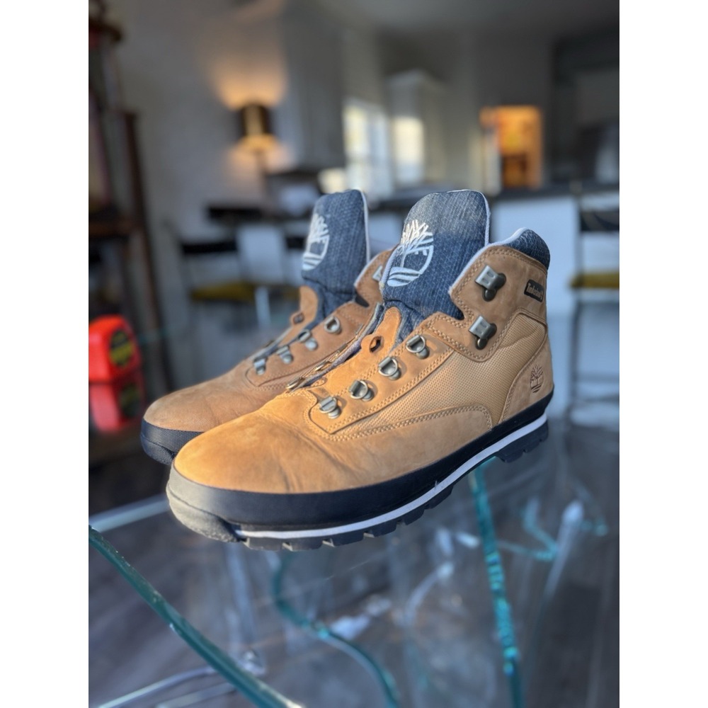Timberland A1UBZ Men's Euro Hiker Boots Size 13 Brown No Laces